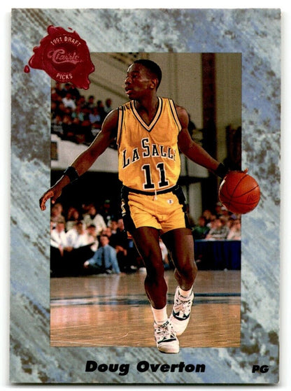 1991-92 Classic Doug Overton Rookie La Salle Explorers #178