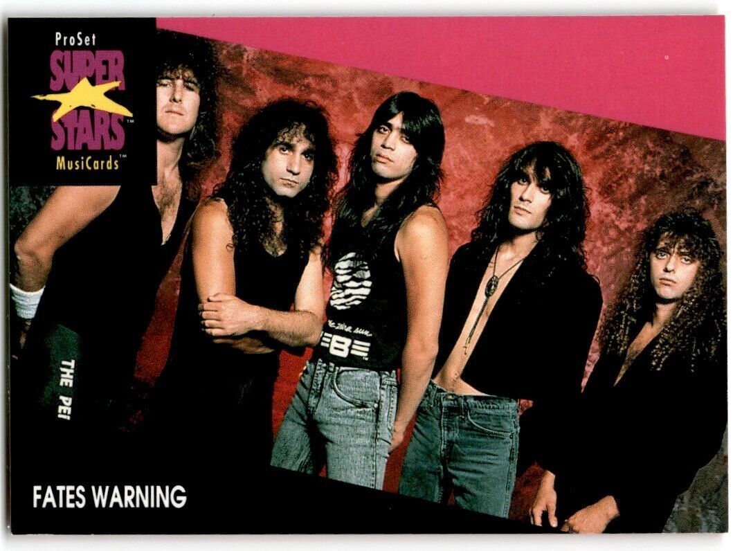 1991-92 ProSet Super Stars MusiCard Fates Warning #175