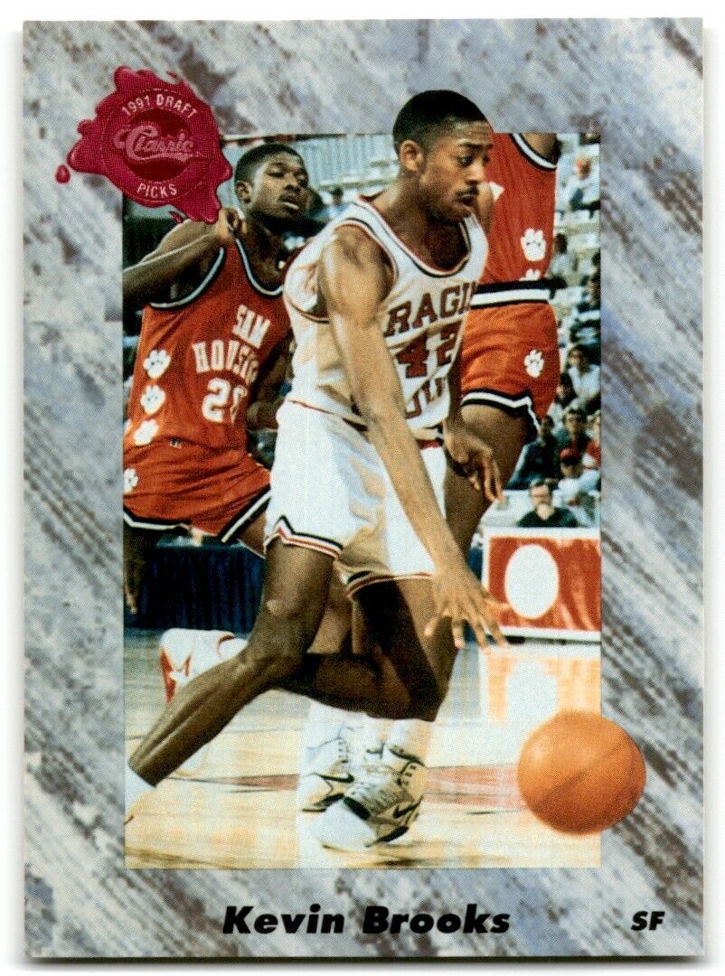 1991-92 Classic Kevin Brooks Rookie Southwestern Louisiana Ragin' Cajuns #160