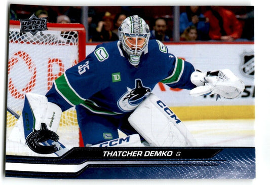 2023-24 Upper Deck Thatcher Demko Vancouver Canucks #428