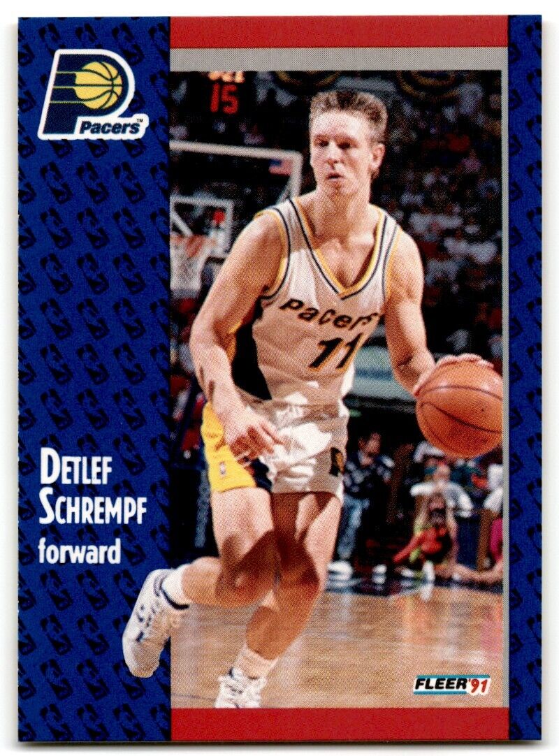 1991-92 Fleer Detlef Schrempf Indiana Pacers #85