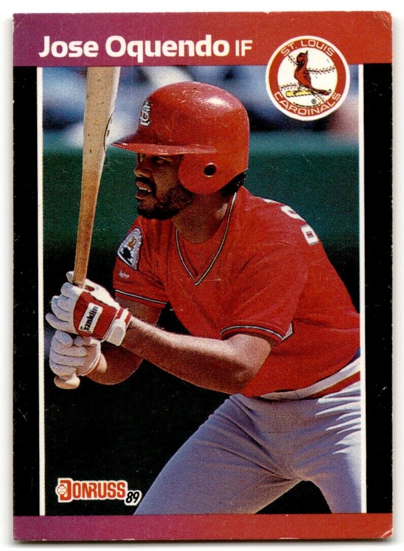 1989 Donruss Jose Oquendo St. Louis Cardinals #319