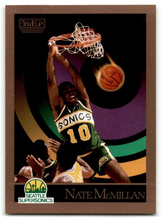 1990-91 SkyBox Nate McMillan Seattle SuperSonics #271A