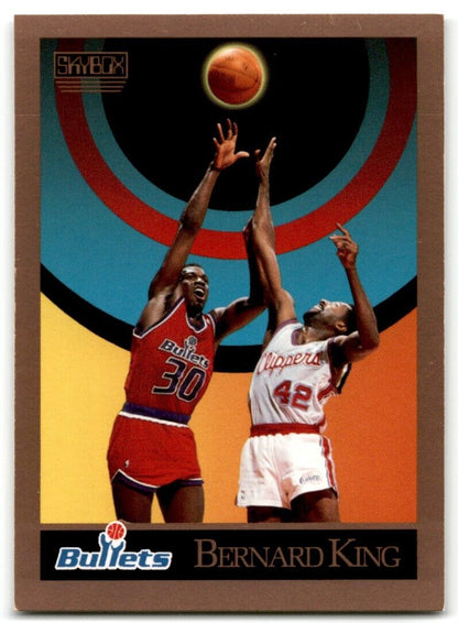 1990-91 SkyBox Bernard King Washington Bullets #291