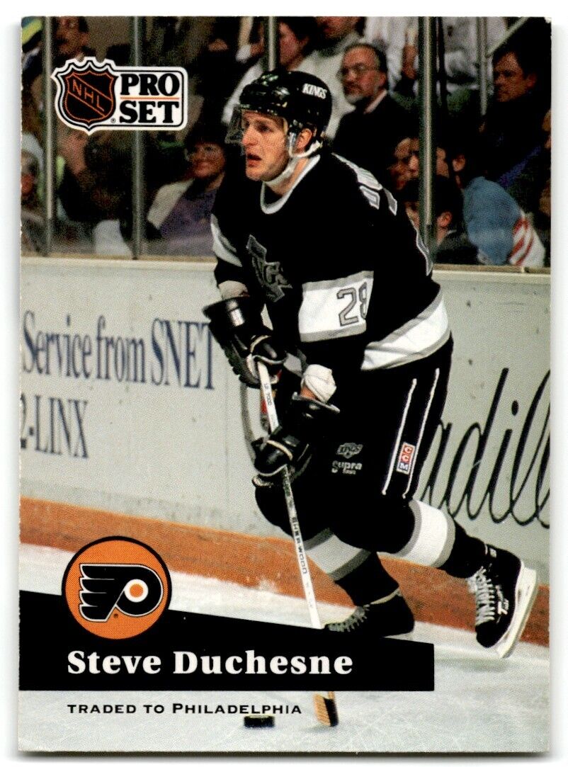 1991-92 Pro Set Steve Duchesne Philadelphia Flyers #96