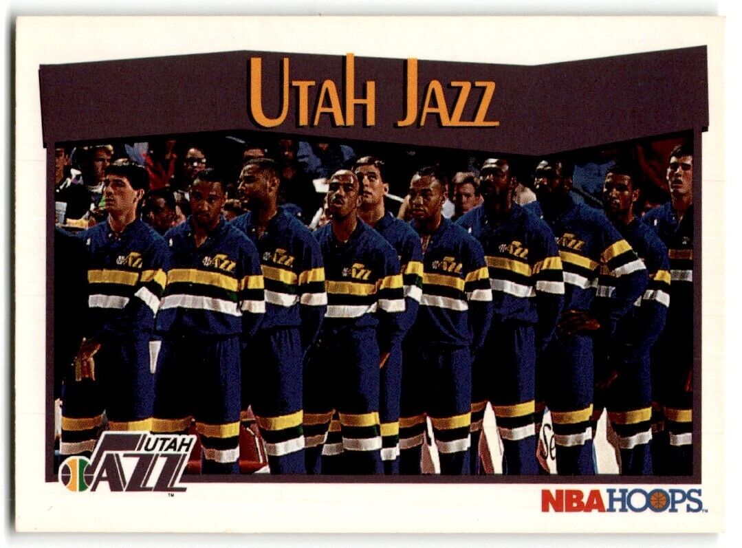 1991-92 Hoops Utah Jazz Utah Jazz #299