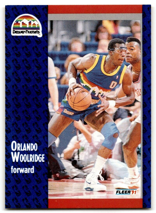 1991-92 Fleer Orlando Woolridge Denver Nuggets #56