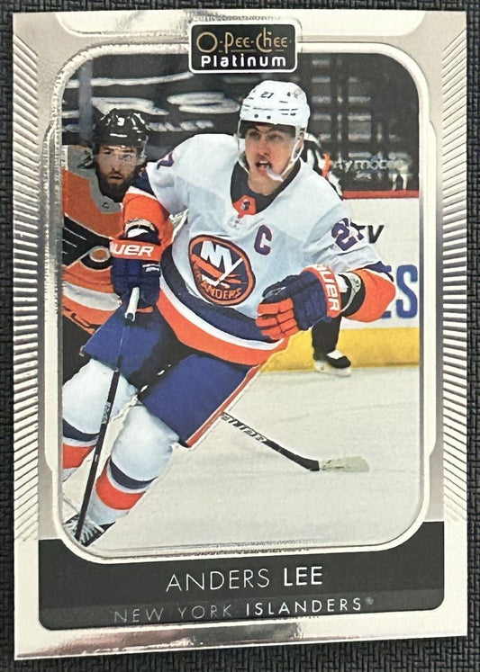 2021-22 O-Pee-Chee Platinum Anders Lee New York Islanders #70