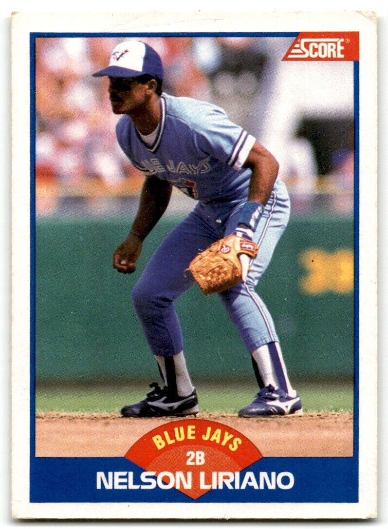 1989 Score Nelson Liriano Toronto Blue Jays #577