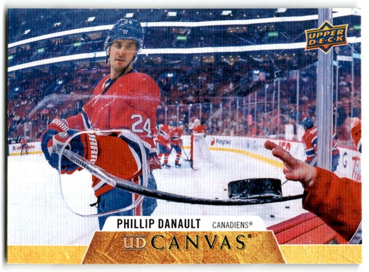 2020-21 Upper Deck UD Canvas Phillip Danault Montreal Canadiens #C45