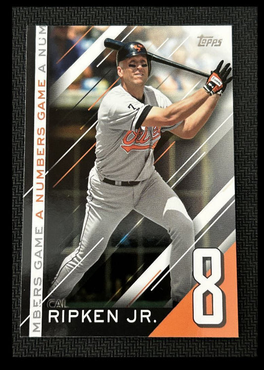 2020 Topps a numbers game Cal Ripken Jr. Baltimore Orioles #NG-16