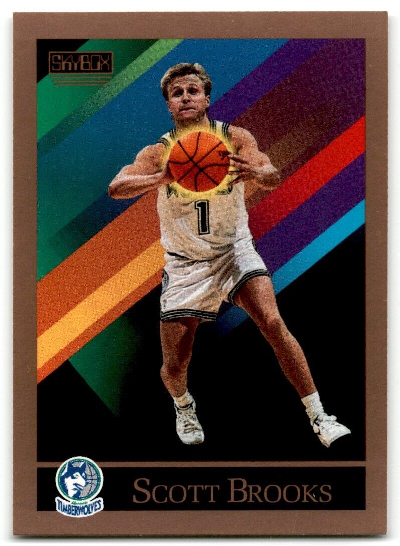 1990-91 SkyBox Scott Brooks Minnesota Timberwolves #396