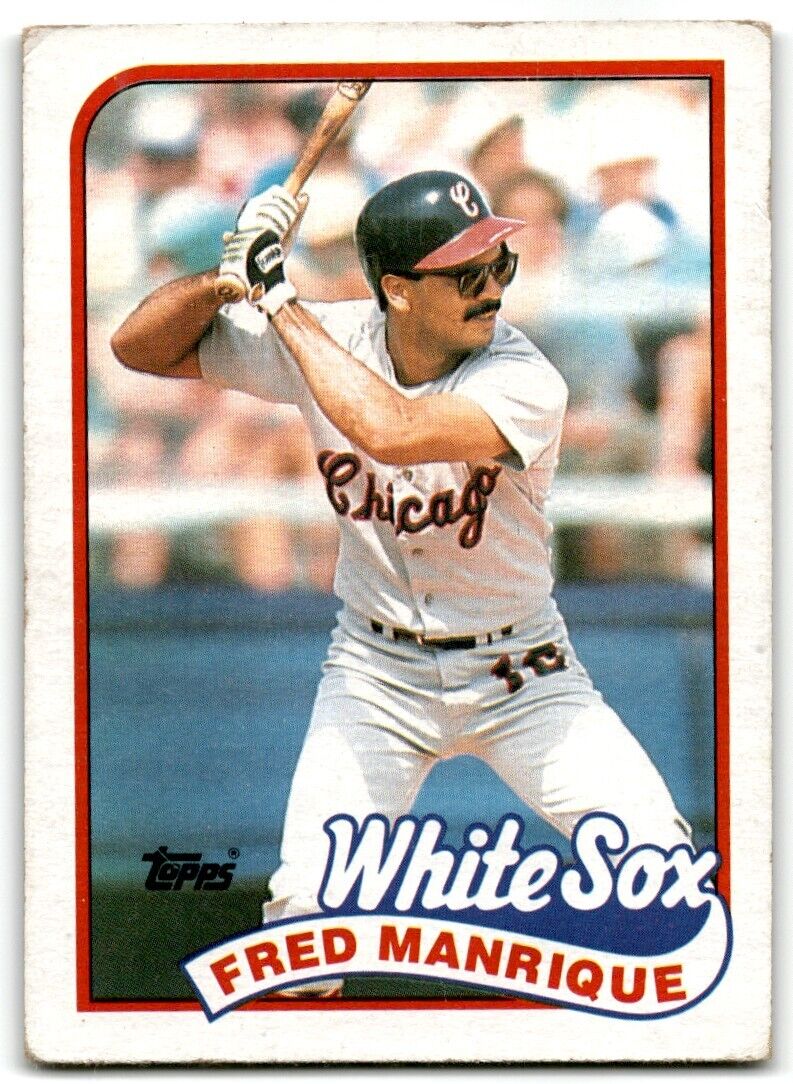 1989 Topps Fred Manrique Chicago White Sox #108