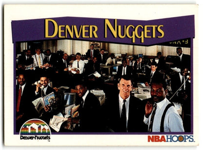 1991-92 Hoops Denver Nuggets Denver Nuggets #280