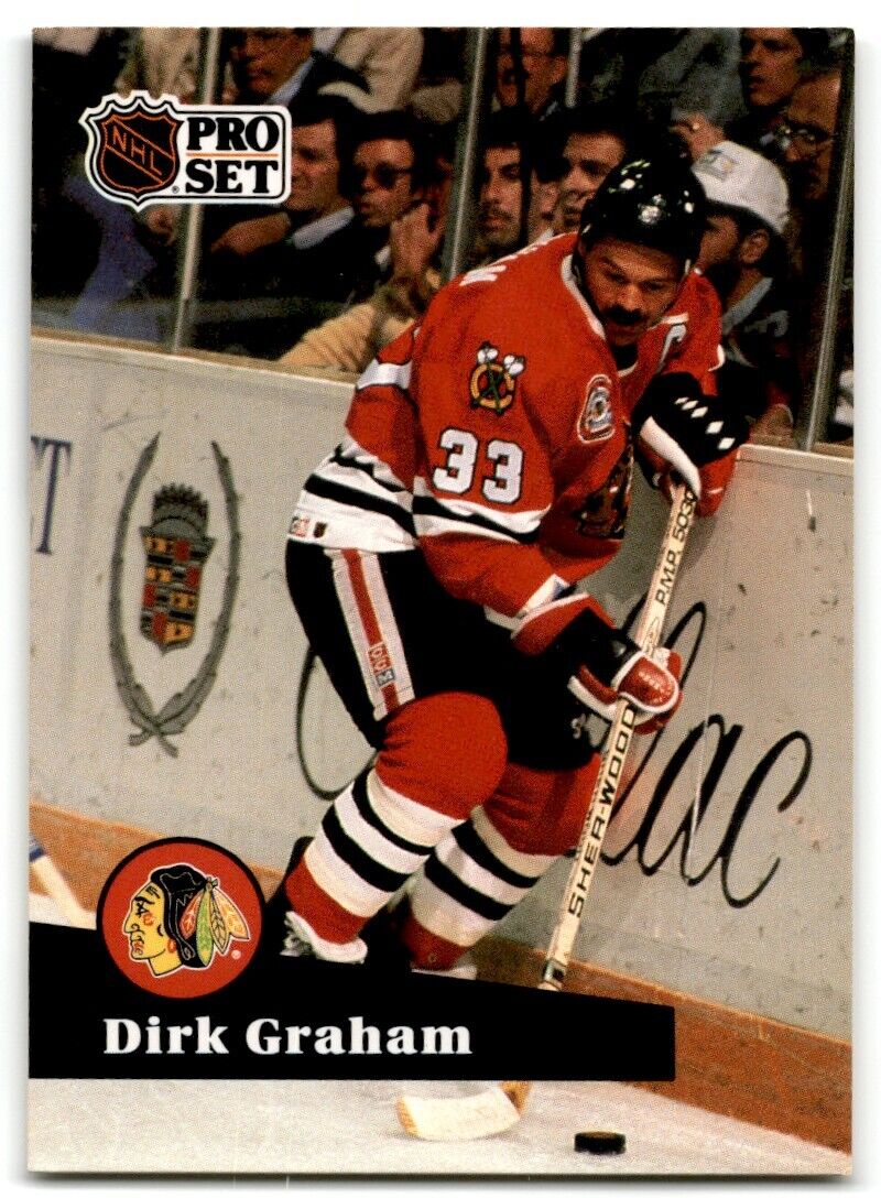 1991-92 Pro Set Dirk Graham Chicago Blackhawks #51