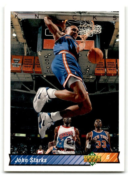 1992-93 Upper Deck John Starks New York Knicks #282