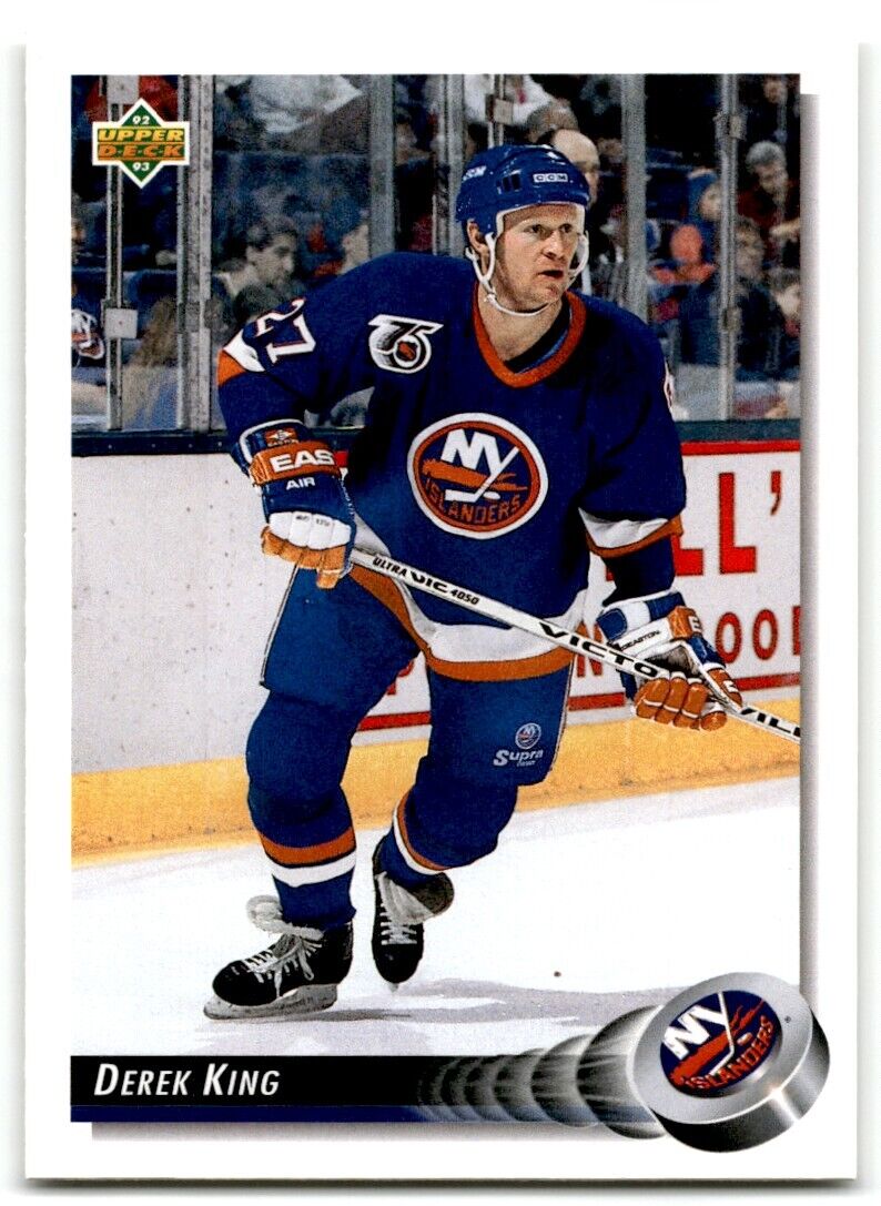 1992-93 Upper Deck Derek King New York Islanders #191B