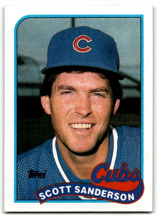 1989 Topps Scott Sanderson Chicago Cubs #212