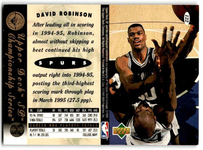 1994-95 SP Championship Die Cuts David Robinson San Antonio Spurs #122