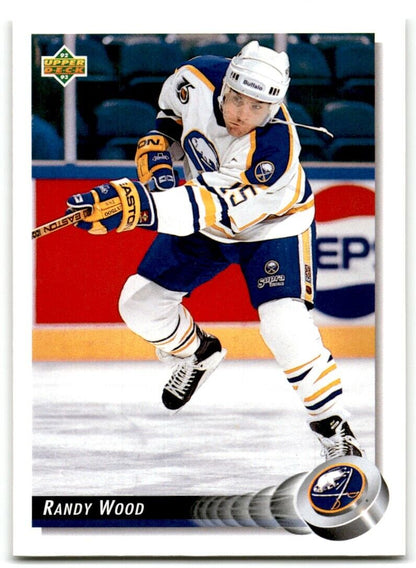 1992-93 Upper Deck Randy Wood Buffalo Sabres #245