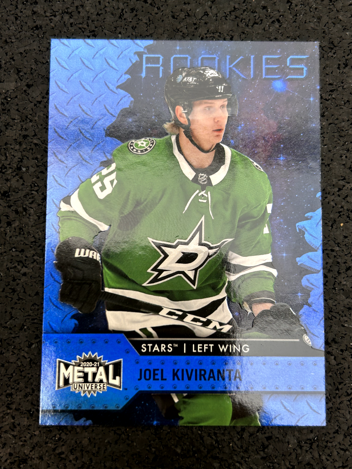 2020-21 SkyBox Metal Universe Rookie Joel Kiviranta #123 Dallas Stars