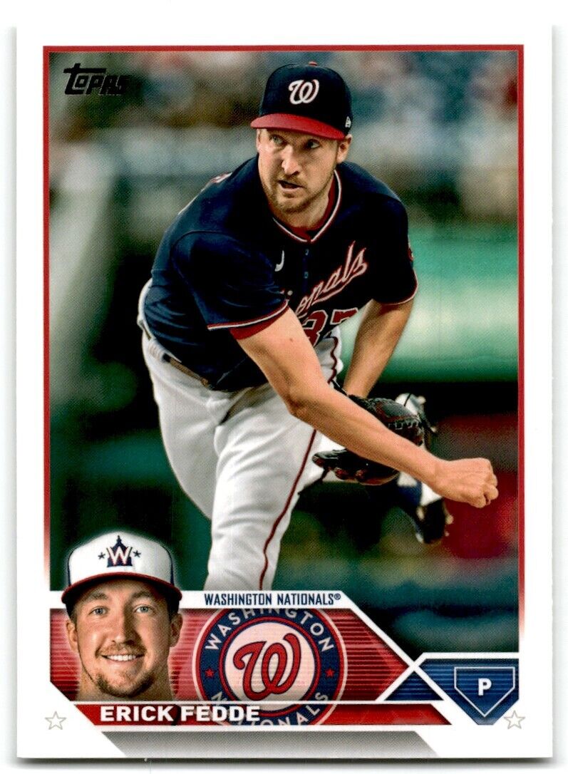 2023 Topps Erick Fedde Washington Nationals #258