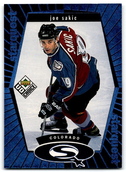 1998-99 UD Choice StarQuest Blue Joe Sakic Colorado Avalanche #SQ11