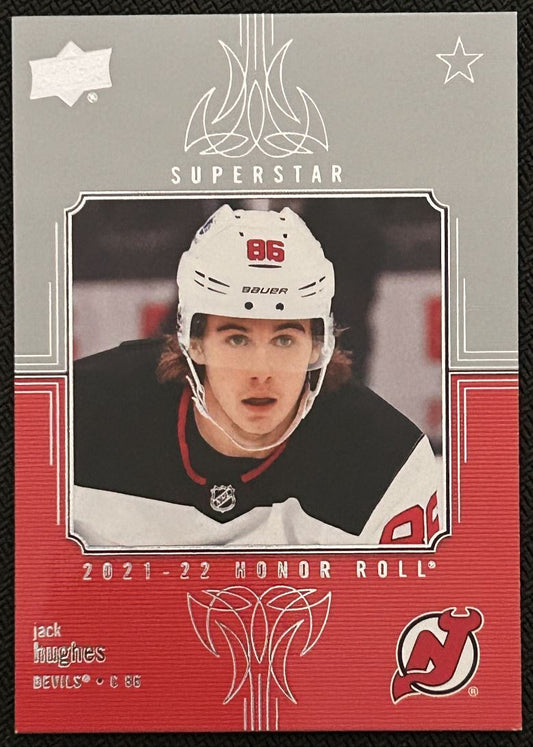 2021-22 Upper Deck Honor Roll Jack Hughes New Jersey Devils #HR-21