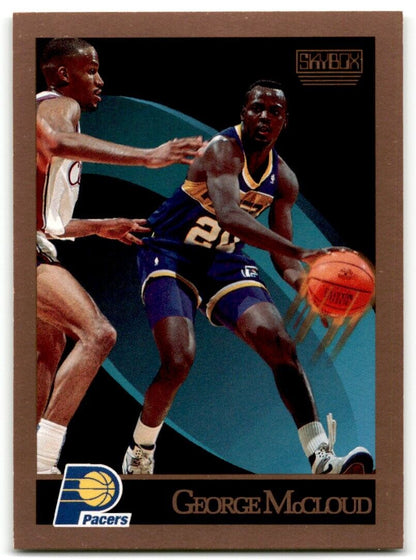 1990-91 SkyBox George McCloud Rookie Indiana Pacers #116