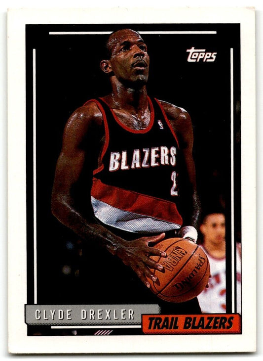 1992-93 Topps Clyde Drexler Portland Trail Blazers #354