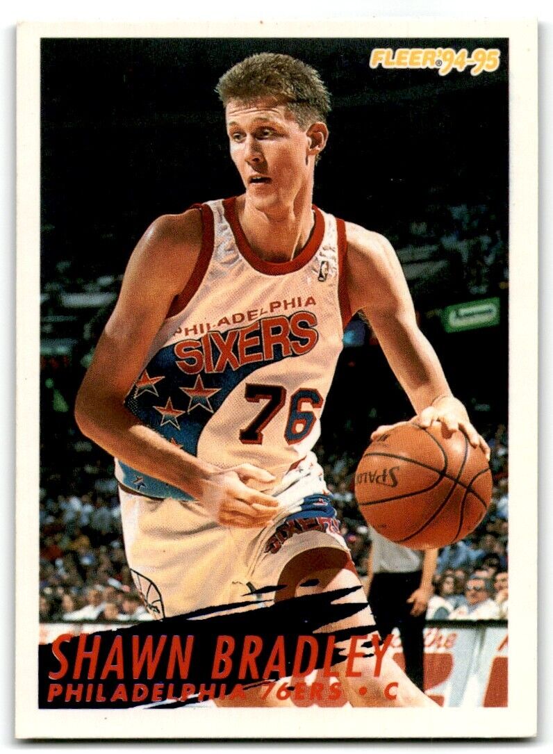 1994-95 Fleer European Shawn Bradley Philadelphia 76ers #166