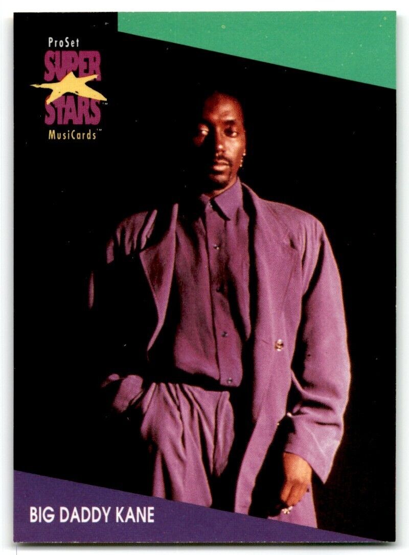 1991-92 ProSet Super Stars MusiCard Big Daddy Kane #111