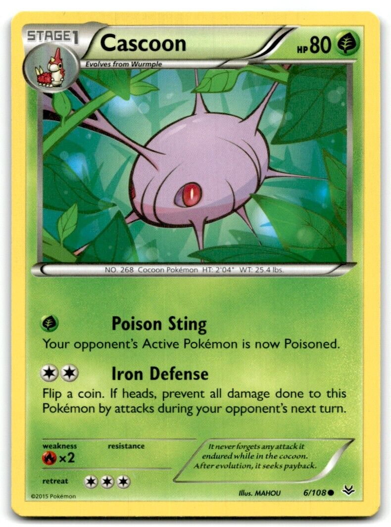 2015 XY - Roaring Skies Cascoon Stage 1/Common #6