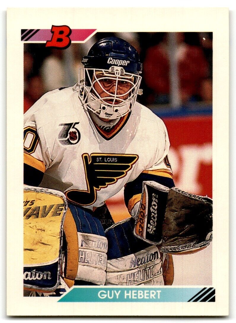 1992-93 Bowman Guy Hebert Rookie St. Louis Blues #32