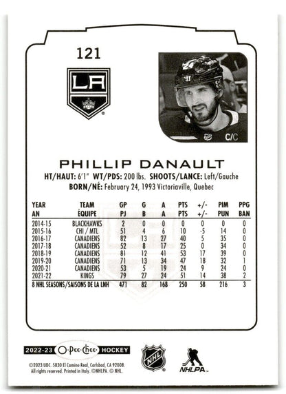 2022-23 O-Pee-Chee Phillip Danault Los Angeles Kings #121