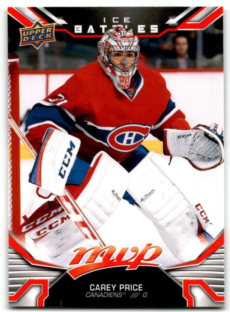 2022-23 Upper Deck MVP Ice Battles Carey Price Montreal Canadiens #3