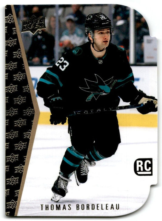 2022-23 Upper Deck Rookie Die-Cut Thomas Bordeleau Rookie San Jose Sharks #RDT-9