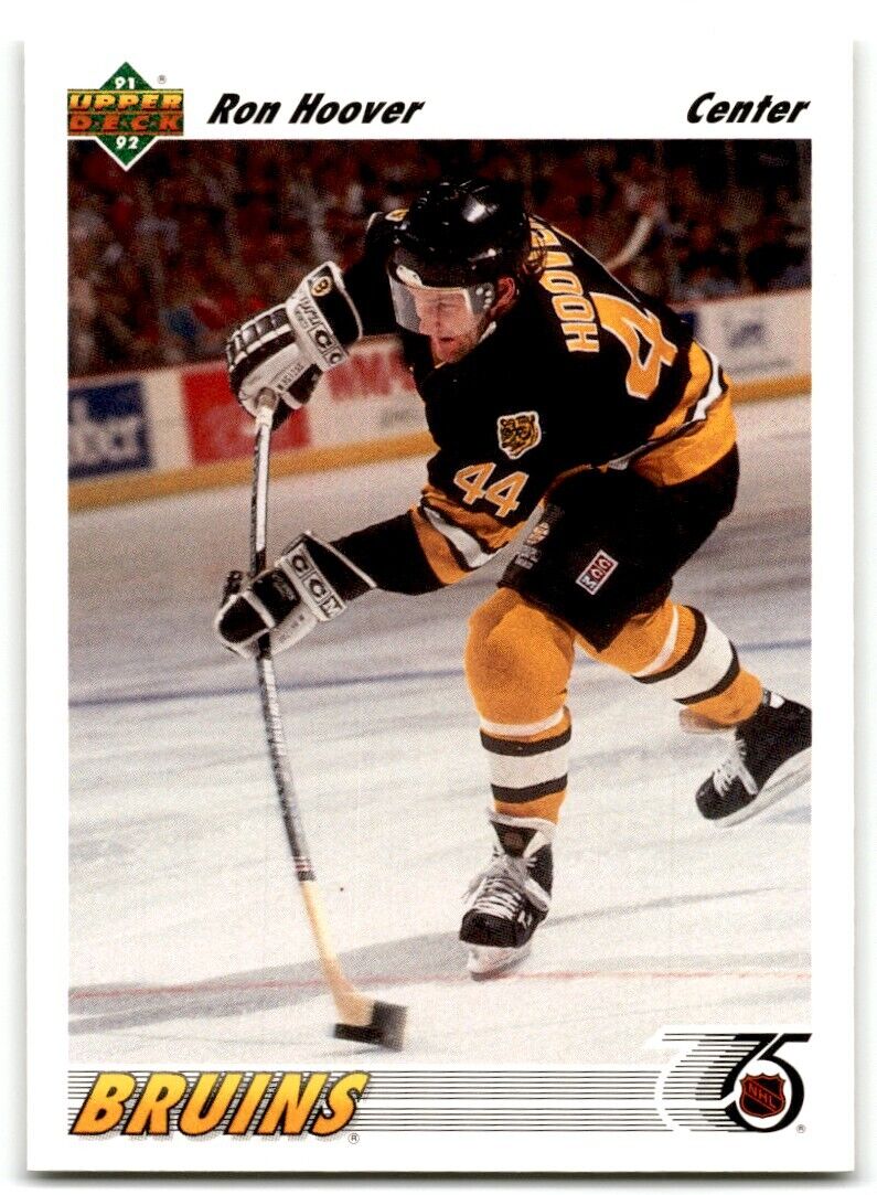 1991-92 Upper Deck Ron Hoover Rookie Boston Bruins #287