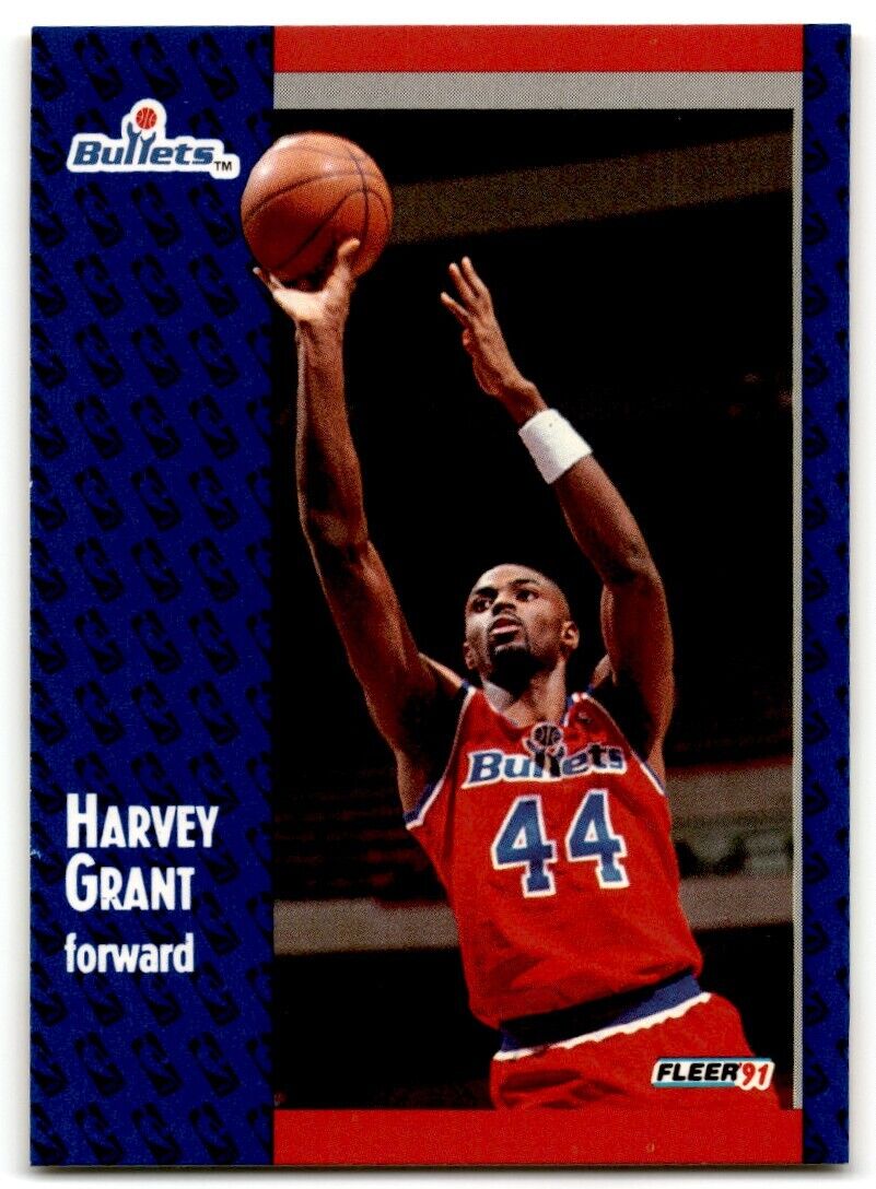 1991-92 Fleer Harvey Grant Washington Bullets #207