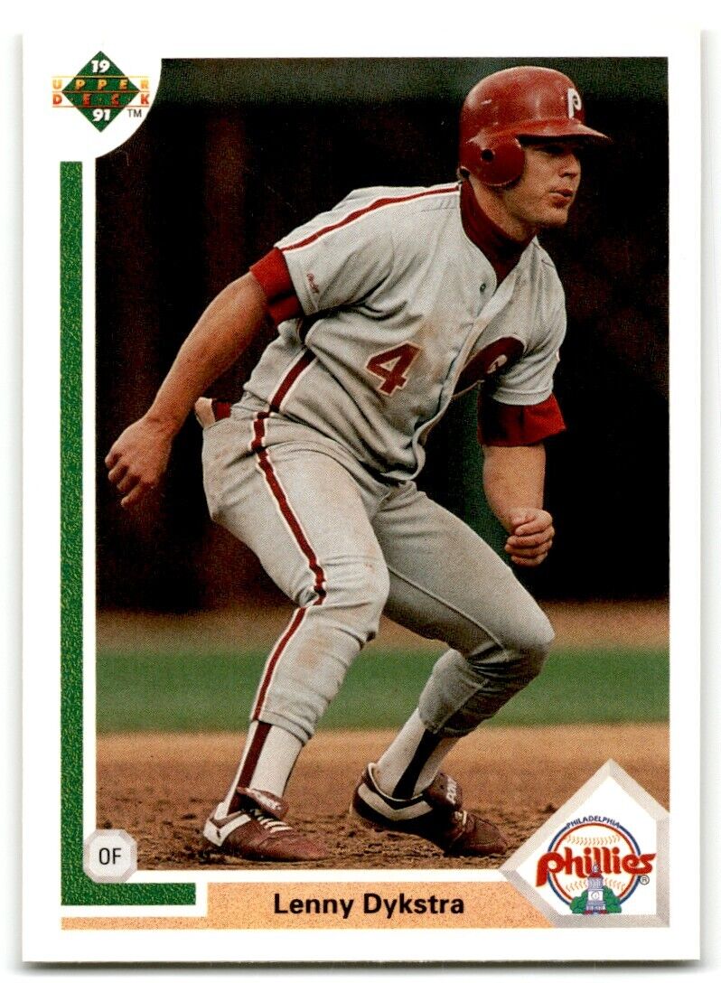 1991 Upper Deck Lenny Dykstra Philadelphia Phillies #267