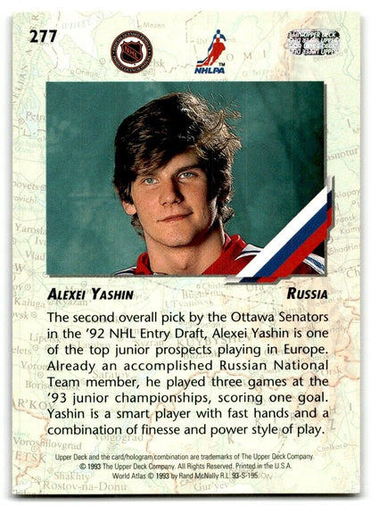 1993-94 Upper Deck Alexei Yashin Russia #277