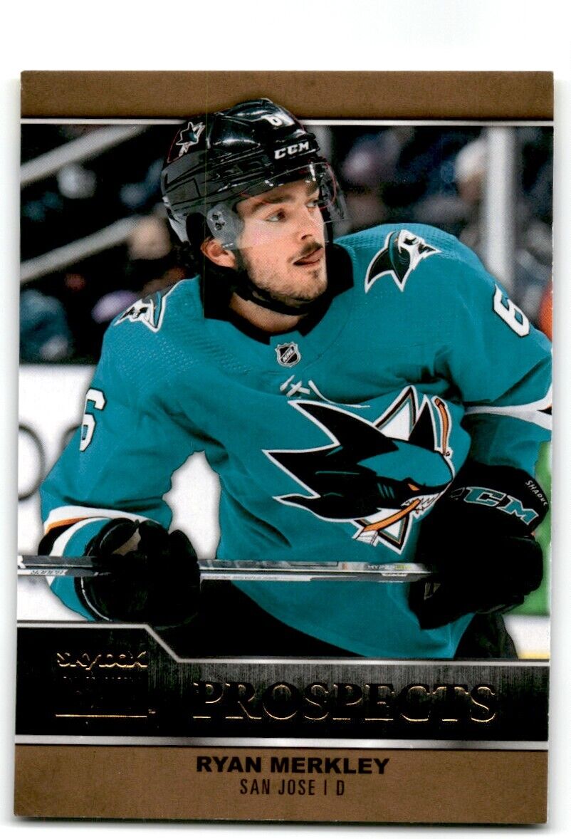 2021-22 Skybox Prospects Ryan Merkley Rookie San Jose Sharks #PP-47