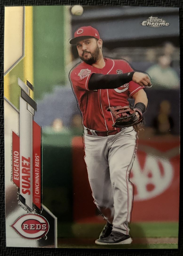 2020 Topps Chrome Eugenio Suarez Cincinnati Reds #128