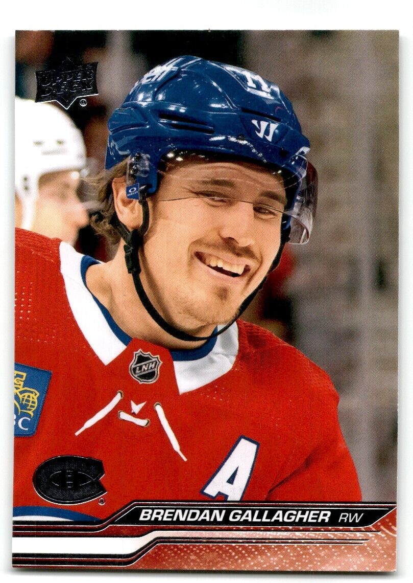 2023-24 Upper Deck Brendan Gallagher Montreal Canadiens #348