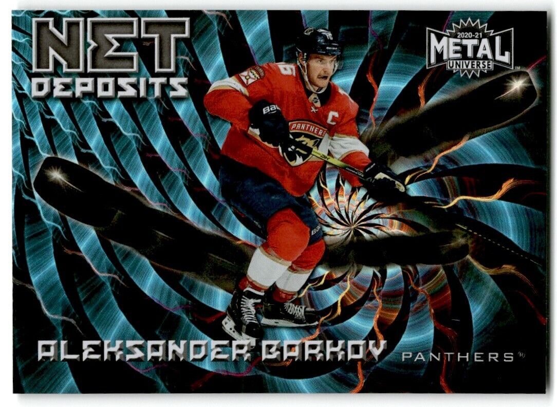 2020-21 Skybox Metal Universe Net Deposits Aleksander Barkov Florida Panthers