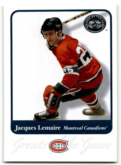 2001-02 Fleer Greats of the Game Jacques Lemaire Montreal Canadiens #66