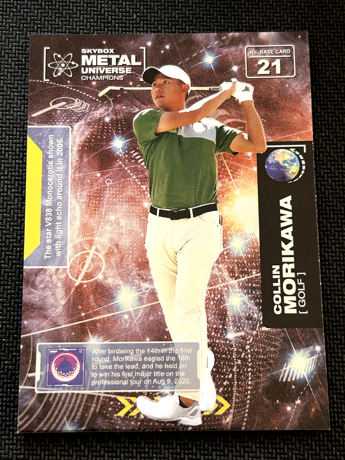 Collin Morikawa 2021 Skybox Metal Universe Champions #21