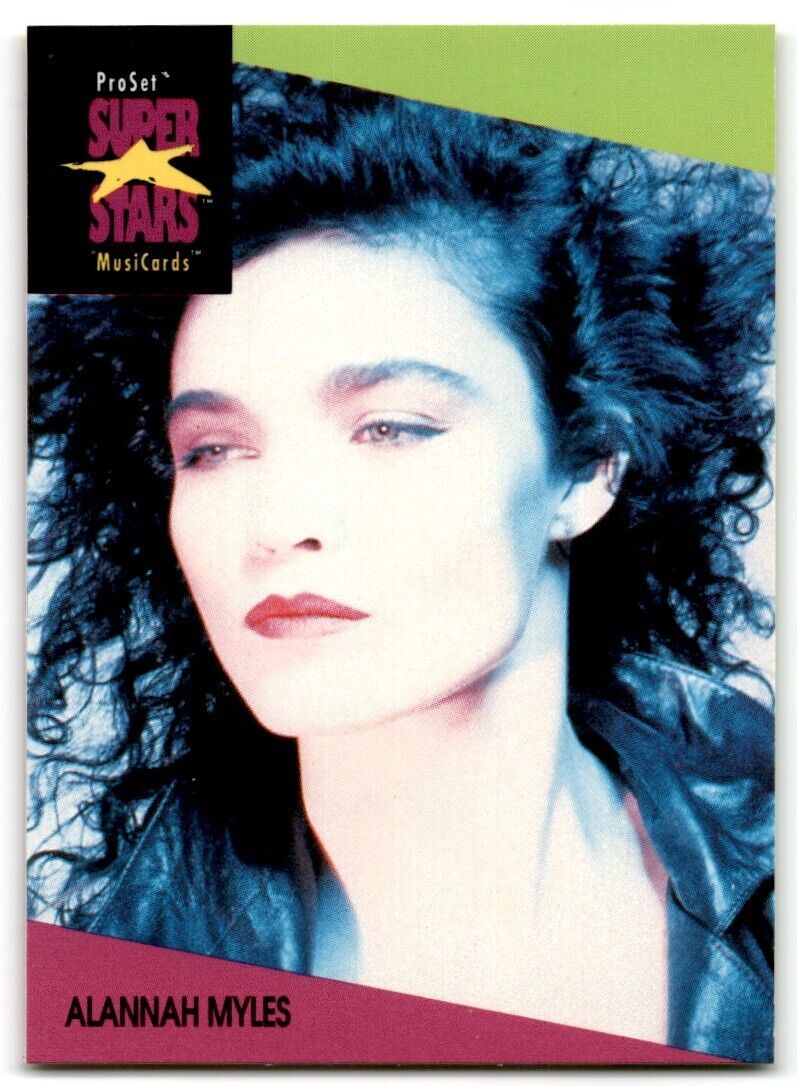 1991-92 ProSet Super Stars MusiCard Alannah Myles #81