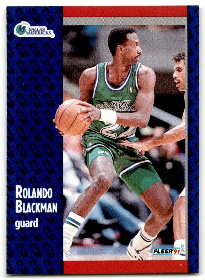 1991-92 Fleer Rolando Blackman Dallas Mavericks #43