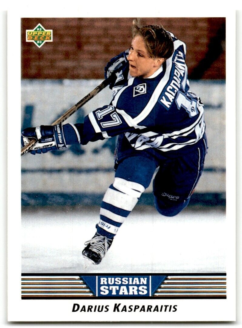 1992-93 Upper Deck Darius Kasparaitis Dynamo Moscow #335